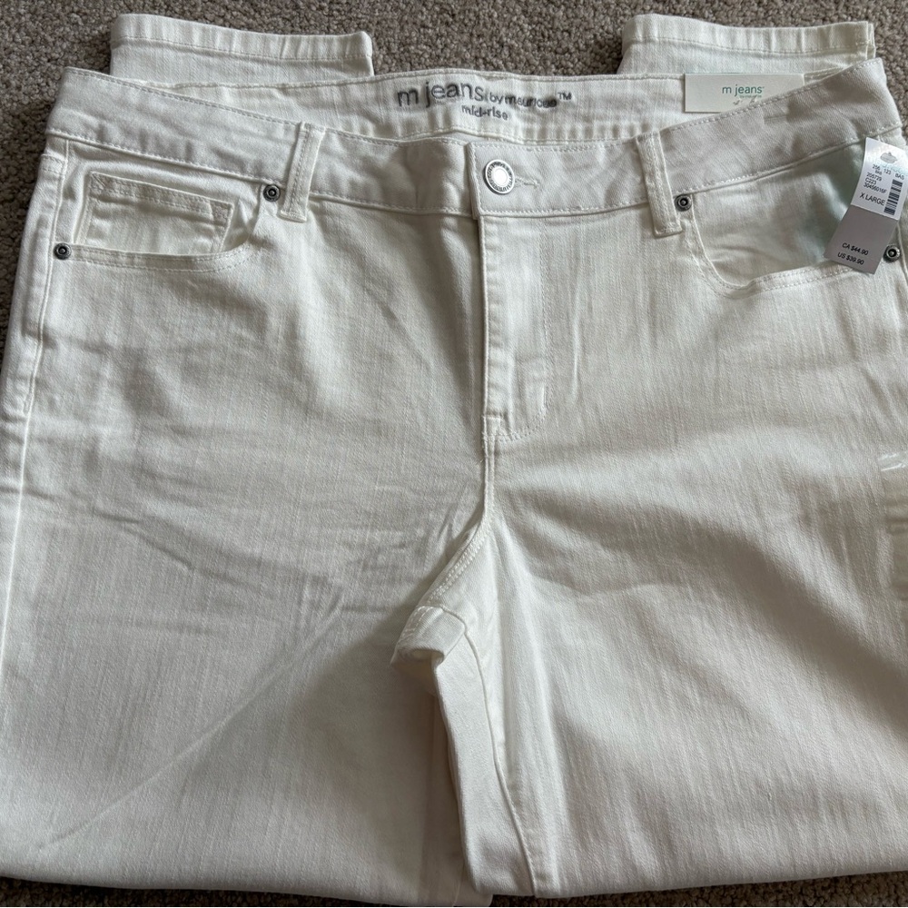 Maurices White Denim Jeans